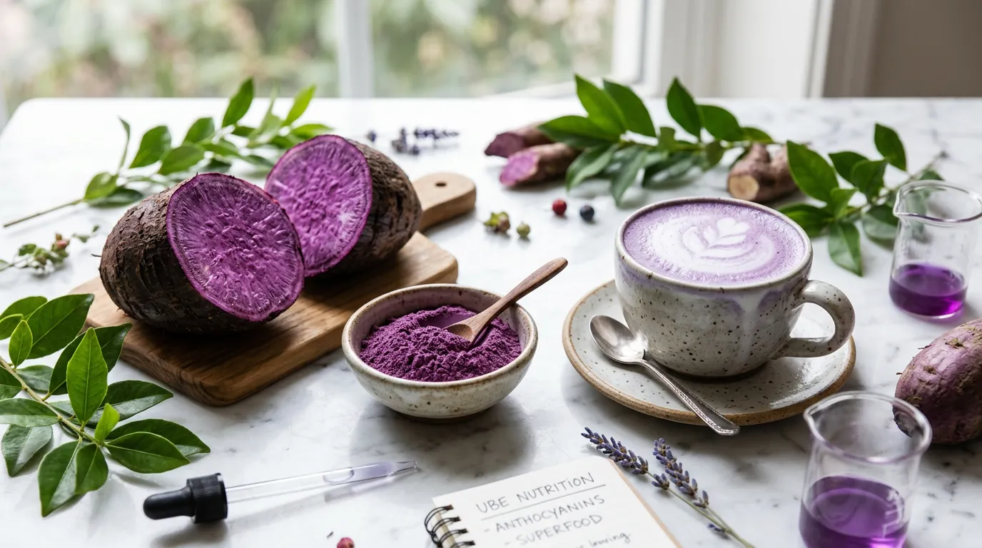 ube latte gut health